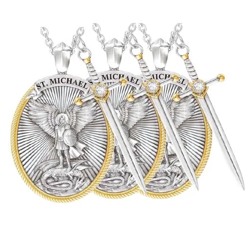 🎁St. Michael Archangel Pendant (Necklace)