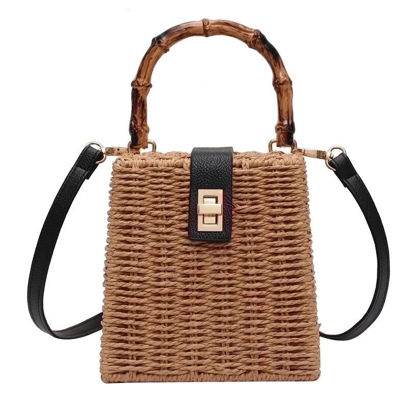 Women's Small Spring&summer Straw Vintage Style Handbag