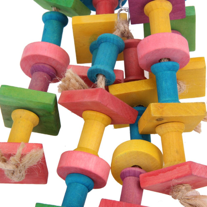 Bird Block Knot Chewing Toy