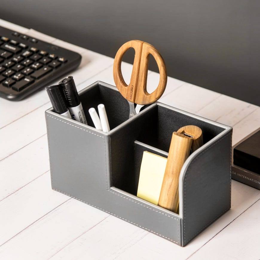 Menlo Desk Organiser - Grey