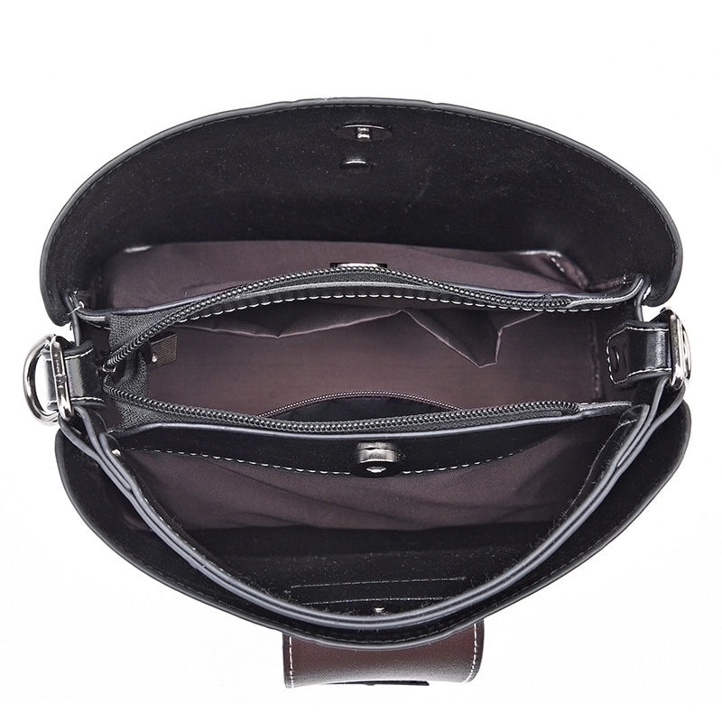 Women's Medium All Seasons Pu Leather Basic Bucket Bag