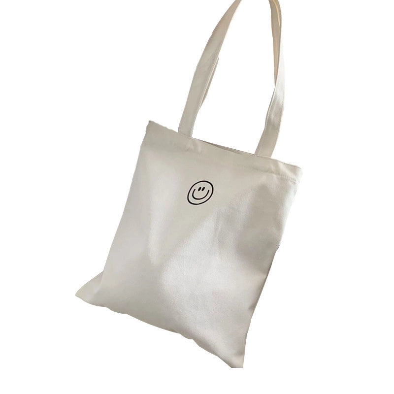 Women's Basic Canvas Bag Cute Cartoon Handbag Bag