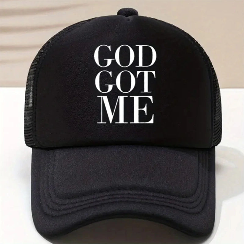 Unisex Casual Preppy Style Minimalist Letter Printing Wide Eaves Baseball Cap