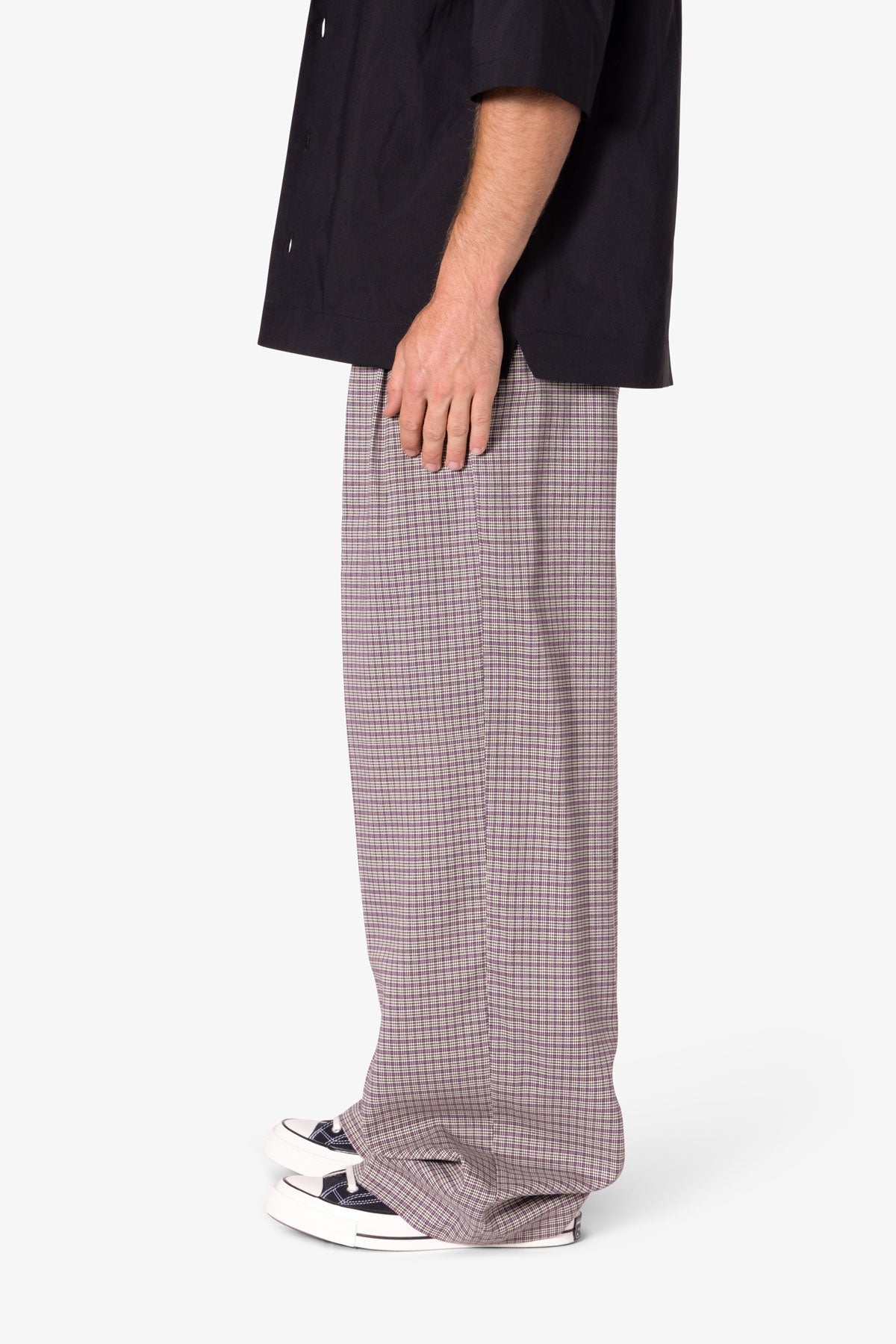 Wide Leg Trouser Pants - Taupe