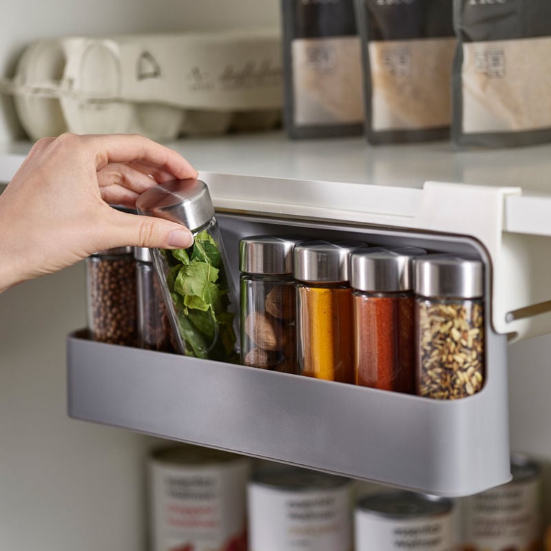 🔥🔥🔥Kitchen No-Punch Condiment Storage Rack