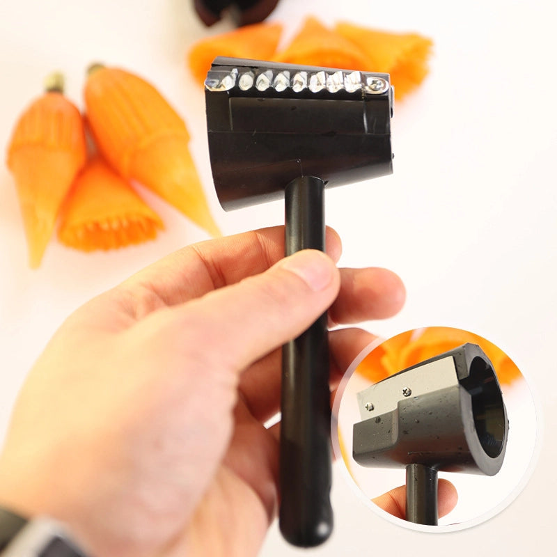 Multifunctional Spiral Flower Curler Cucumber Carrot Kitchen Creative Plate Decorations Cut Flower Artifact Fruit And Vegetable Shavings Tools