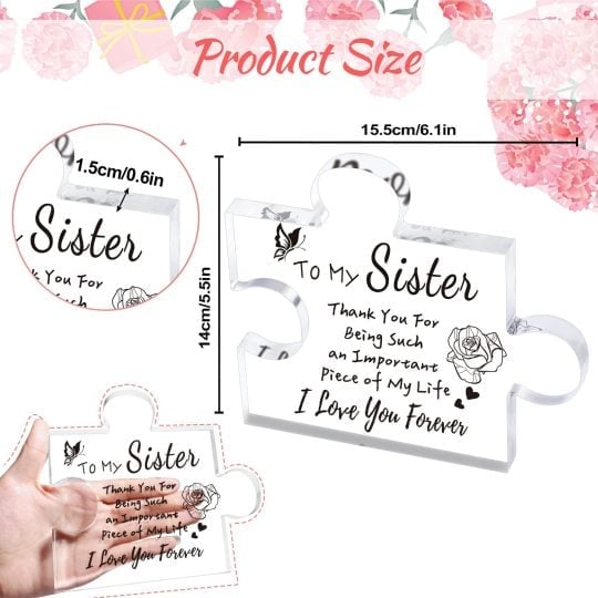 💕Engraved Puzzle for Sisters/Mom/Dad/BestiesDaughter/Grandma/Wife