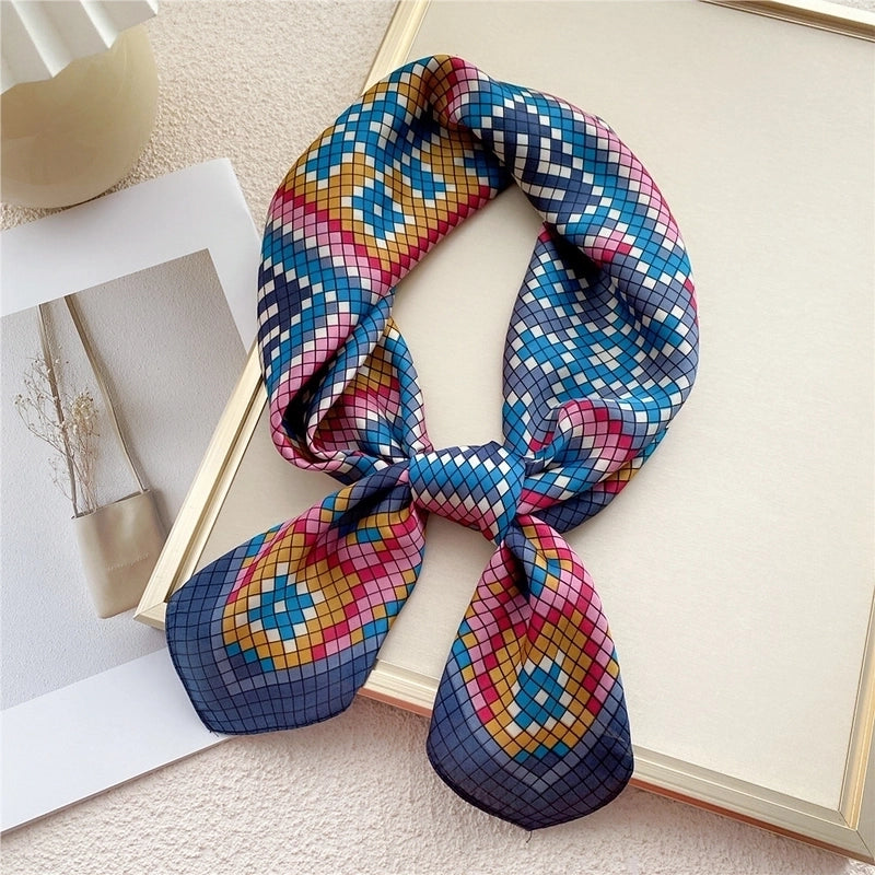 70 Small Square Scarf Silk Scarf Autumn And Winter Gauze Scarf