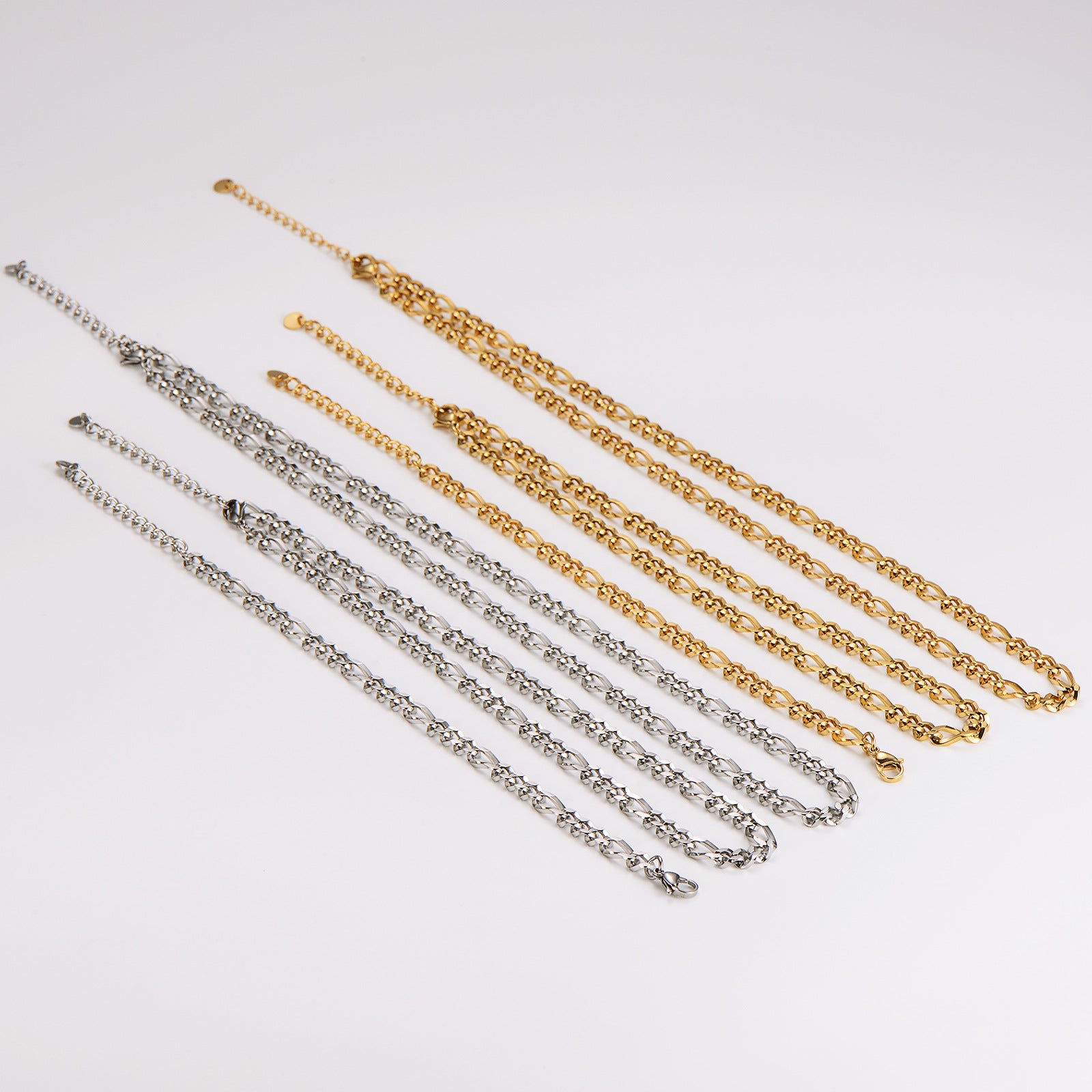 Aml Men'S Stainless Steel Bracelet Fashion 5.5Mm 3:1 Twist Square Chain Simple Personality Versatile Jewelry