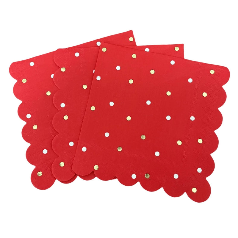 Christmas Modern Style Classic Style Polka Dots Wood Pulp Tableware