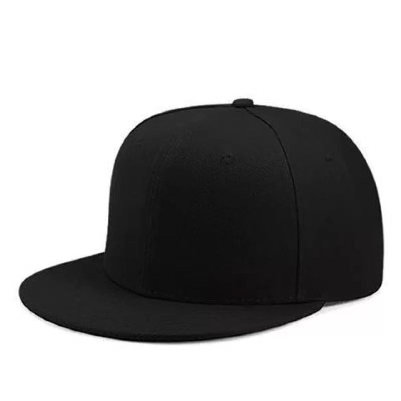 Hat Men's Trendy Hip-Hop Cap Korean Style Street Men's Black Autumn And Winter Outdoor Hip-Hop Flat-edge Baseball Cap