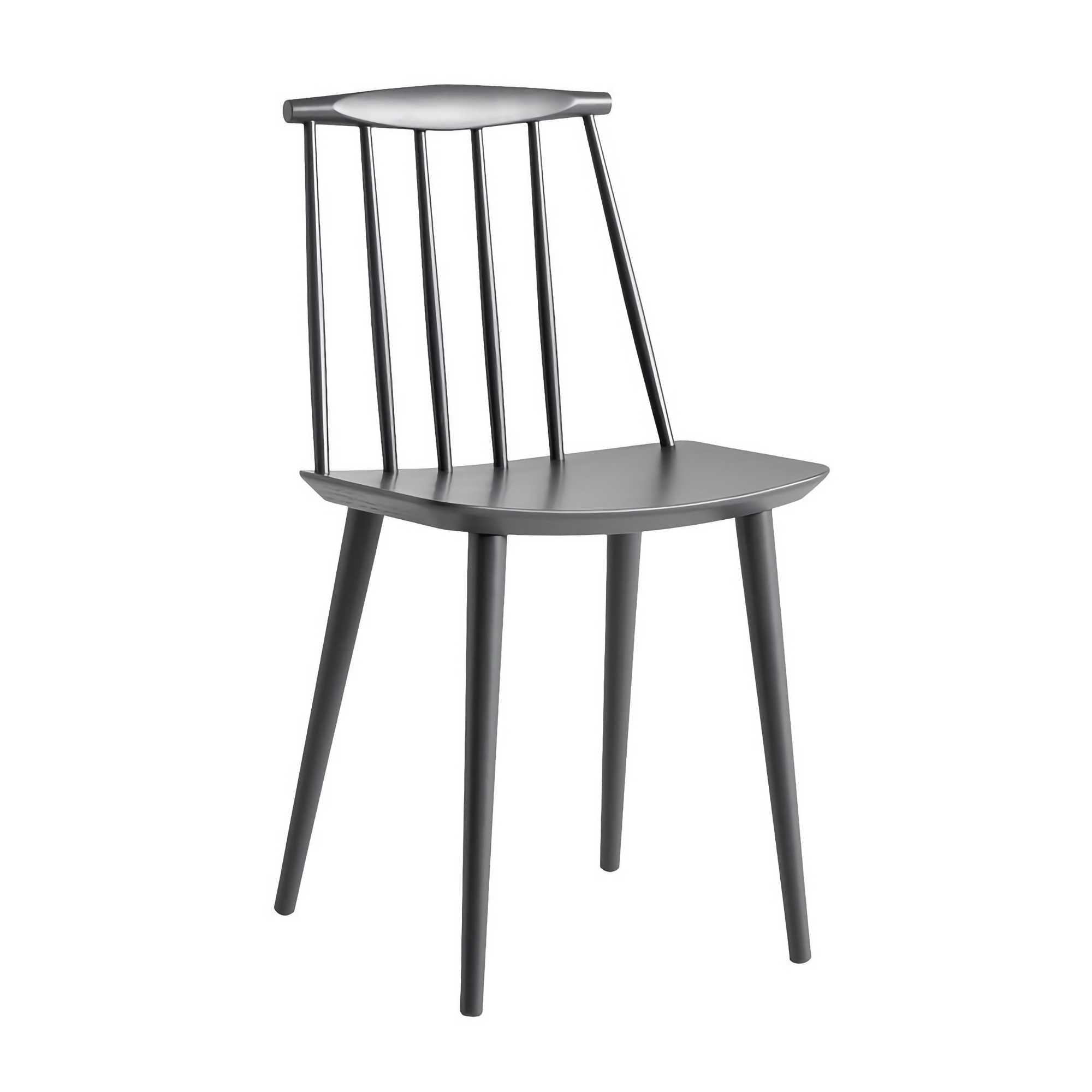 J77 side chair beech wood. Stone Grey