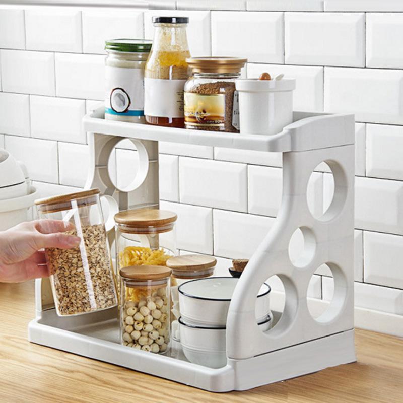 Multifunctional Plastic 2 Layer Rack