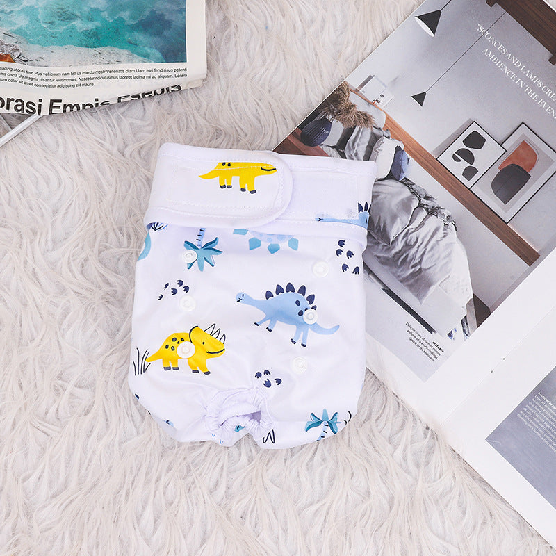 Fruit Printed Reusable Dog Cat Diaper Pants