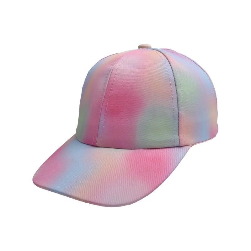 Children Unisex Basic Minimalist Gradient Color  Printing Ivy Cap