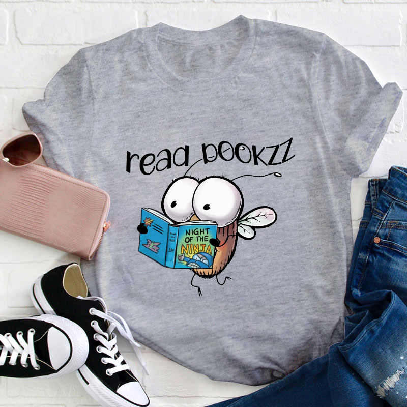 Read Bookzzz Teacher T-Shirt