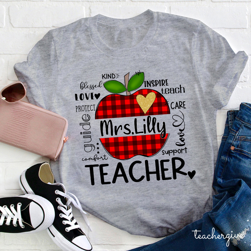 Personalized To Love To Guide To Support Teacher T-Shirt