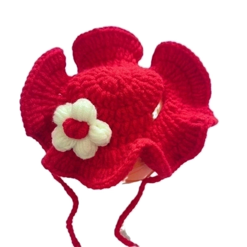 Cute Acrylic Cartoon Pet Hat