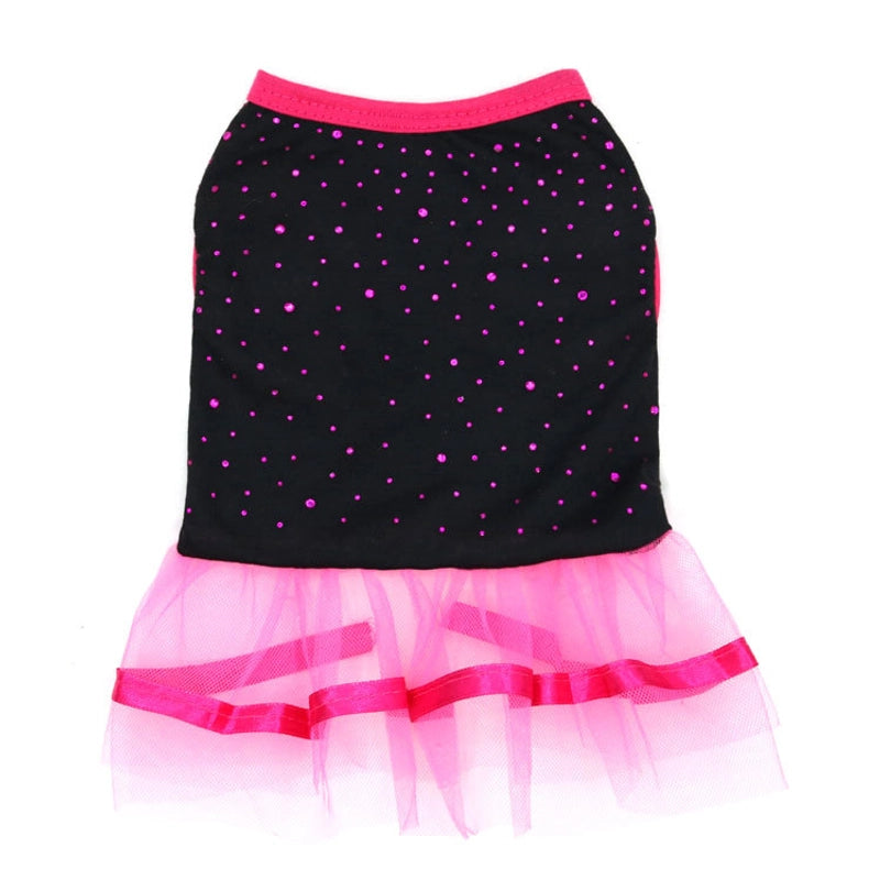 Princess Cotton Letter Heart Shape Crown Pet Clothing