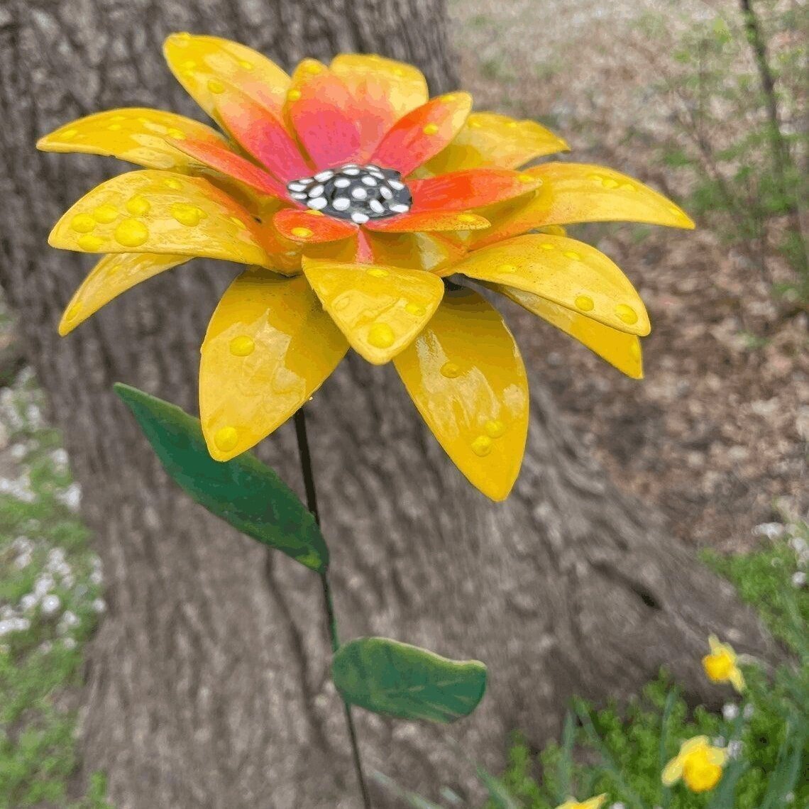 🍀Metal Flowers Garden Stakes🍀