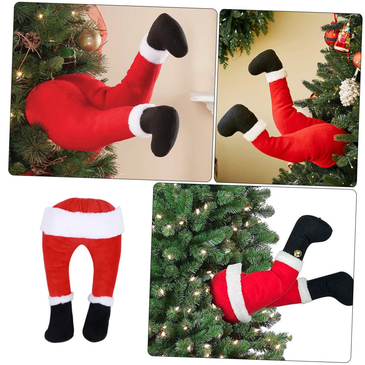 Santa Legs Christmas Decoration