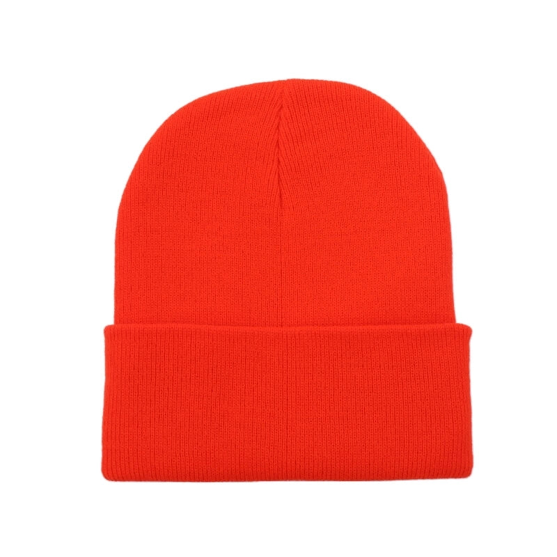 Hat Women's Autumn And Winter Korean Style Solid Color Wool Hat Trendy Japanese Style Warm Knitted Hat Outdoor Wool Hat