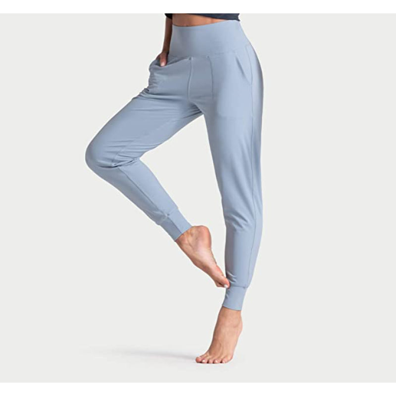 Joggers For Women High Waist Active Sweatpants Lightweight Tapered Lounge Yoga Athletic Pants With Pockets