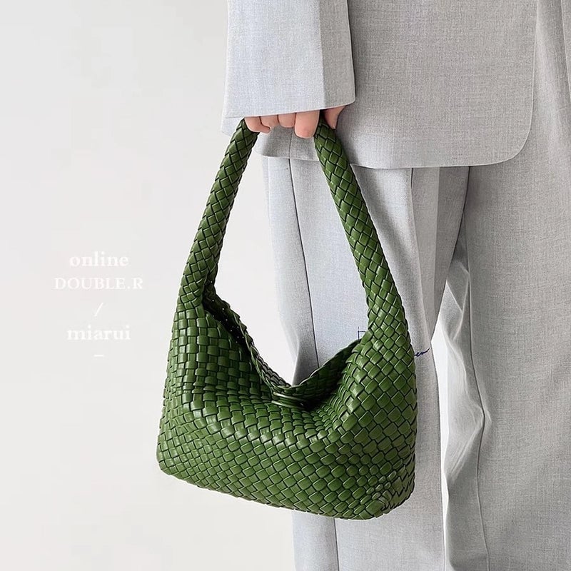 Summer Handmade Woven Bag Women's Bag New Fashion Small Bag Underarm Bag Crossbody Shoulder Hand Bag