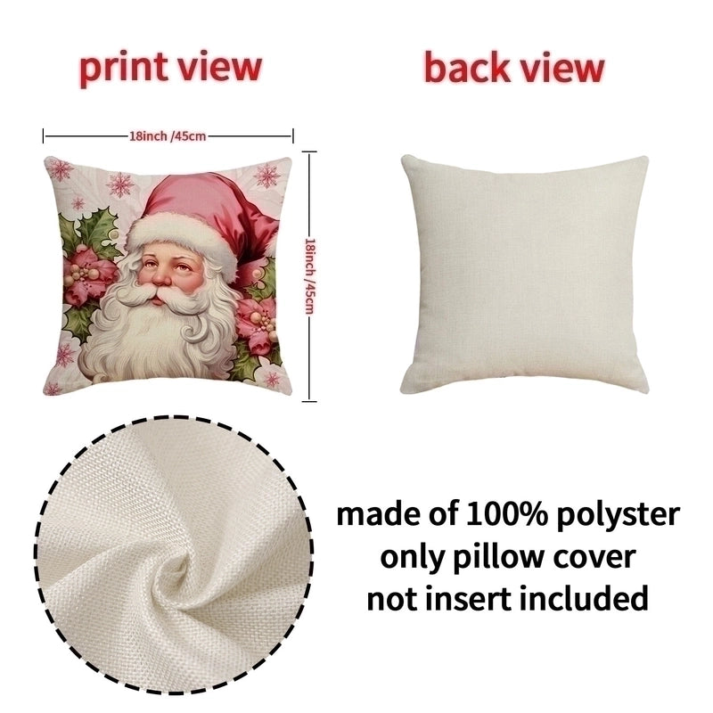 Christmas Vacation Letter Linen Pillow Cases Couch & Sofa Decor