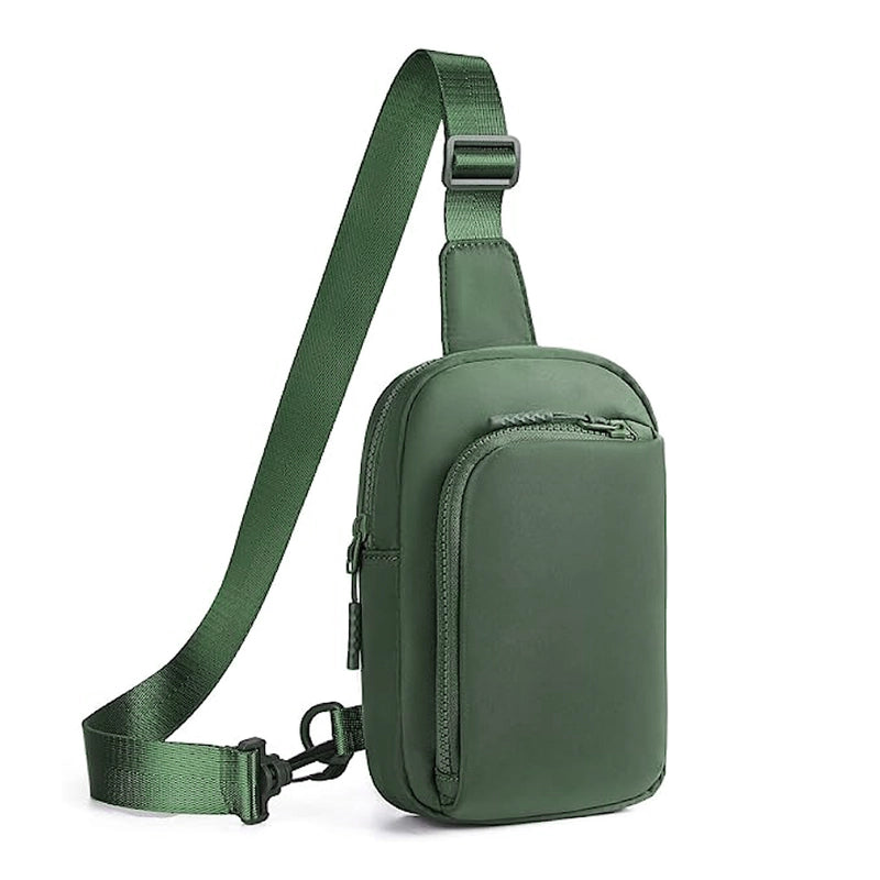 Unisex Basic Solid Color Polyester Waterproof Waist Bags