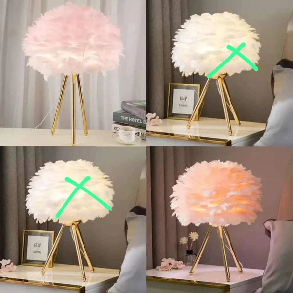 Nordic Feather Lamp