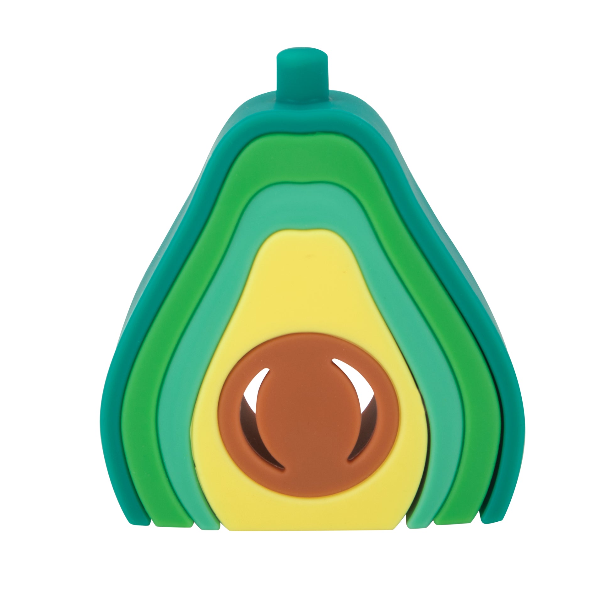 Silicone Stacking Avocado Toy