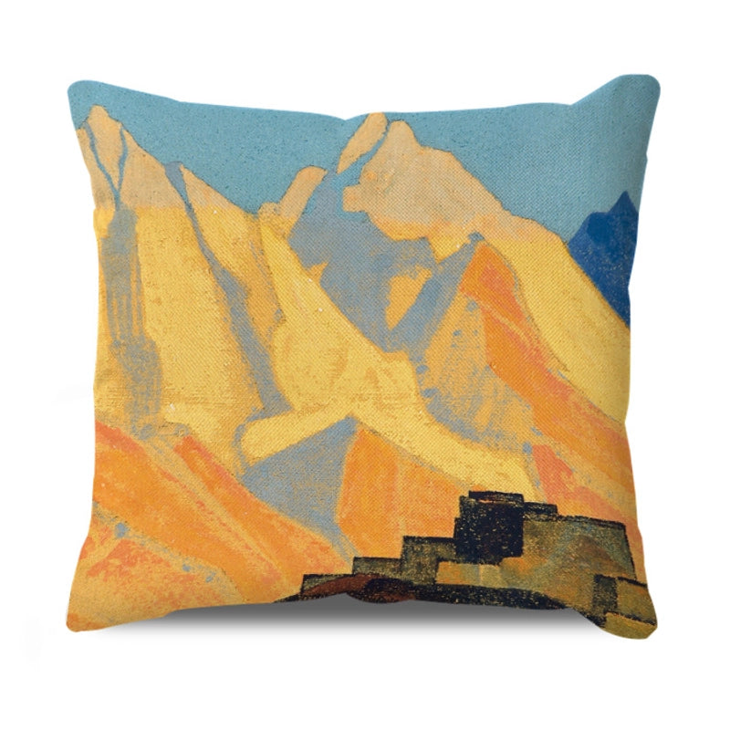 Minimalist Landscape Linen Pillow Cases Couch & Sofa Decor
