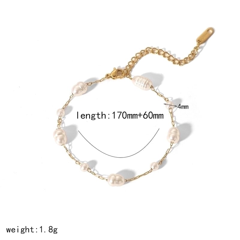 Minimalist Classic Style Pentagram Geometric Heart Shape 304 Stainless Steel 18K Gold Plated Bracelets Necklace