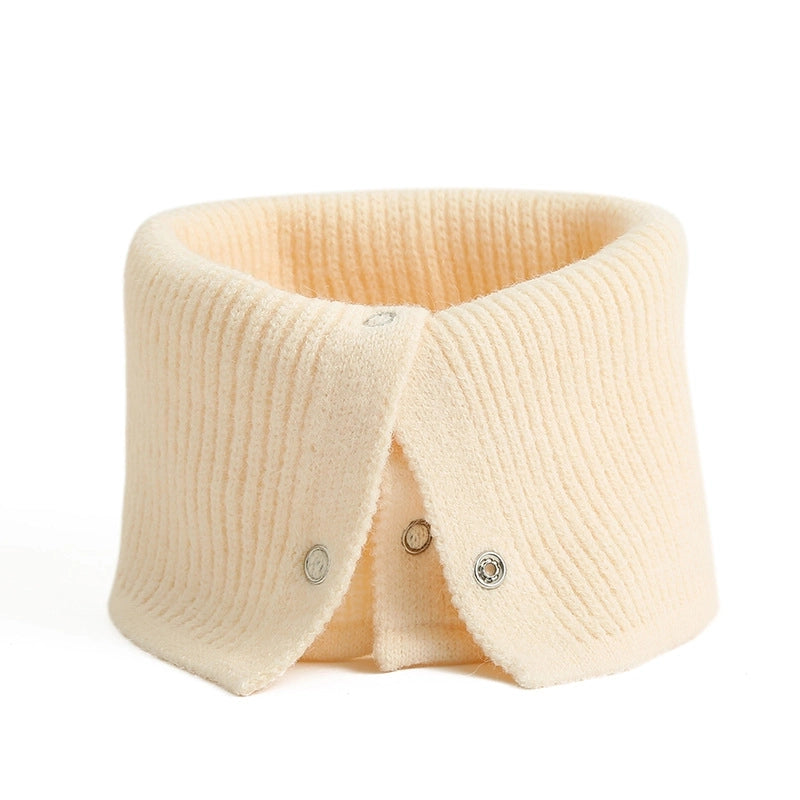 Unisex Minimalist Solid Color Yarn Solid Color Scarf