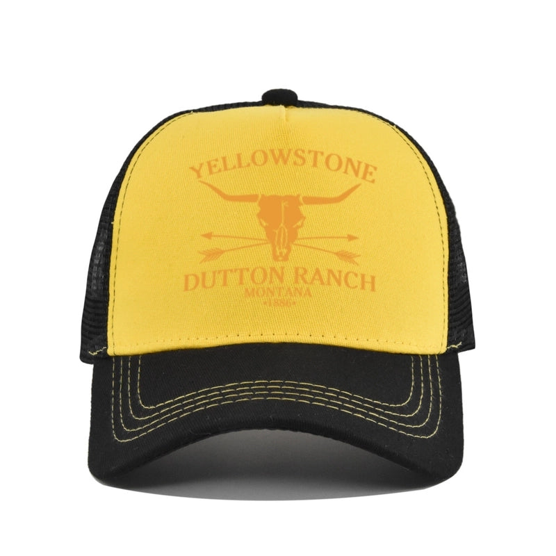 Unisex Minimalist Letter Color Block Solid Color Curved Eaves Baseball Cap