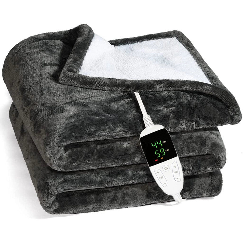 Casual Solid Color Flannel Fabric Electric Blanket Bedding