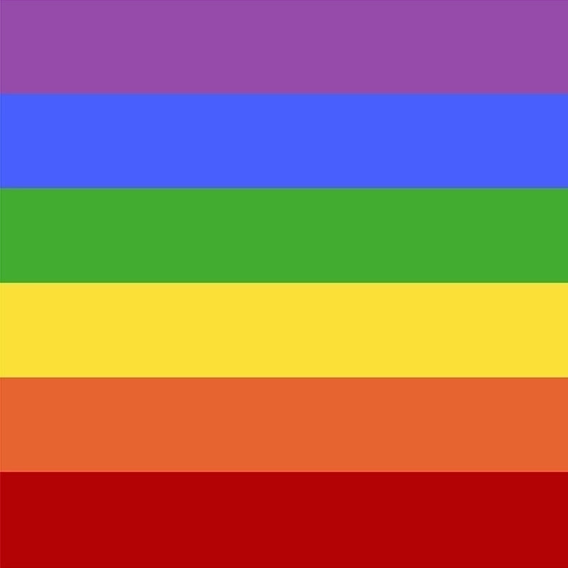 12 Pieces Unisex Casual Minimalist Streetwear Rainbow