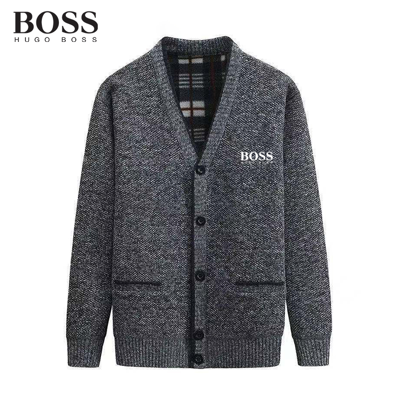 BOSS Men-s Luxury Wool Cardigan