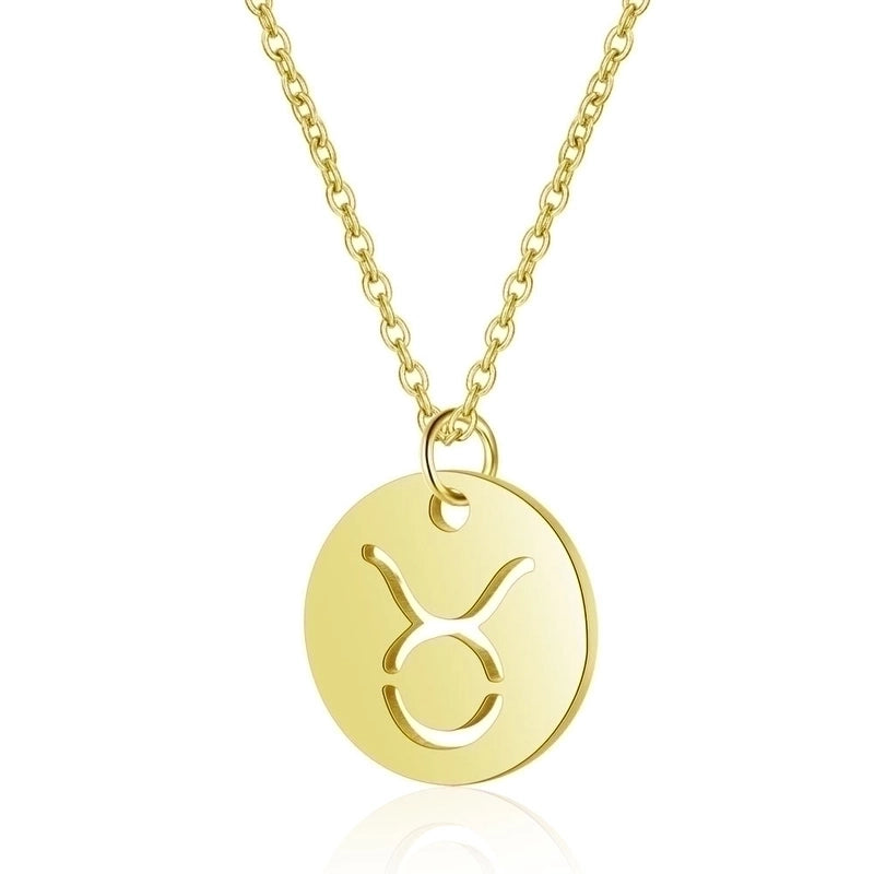 Minimalist Constellation 201 Stainless Steel 18K Gold Plated Polishing Pendant Necklace