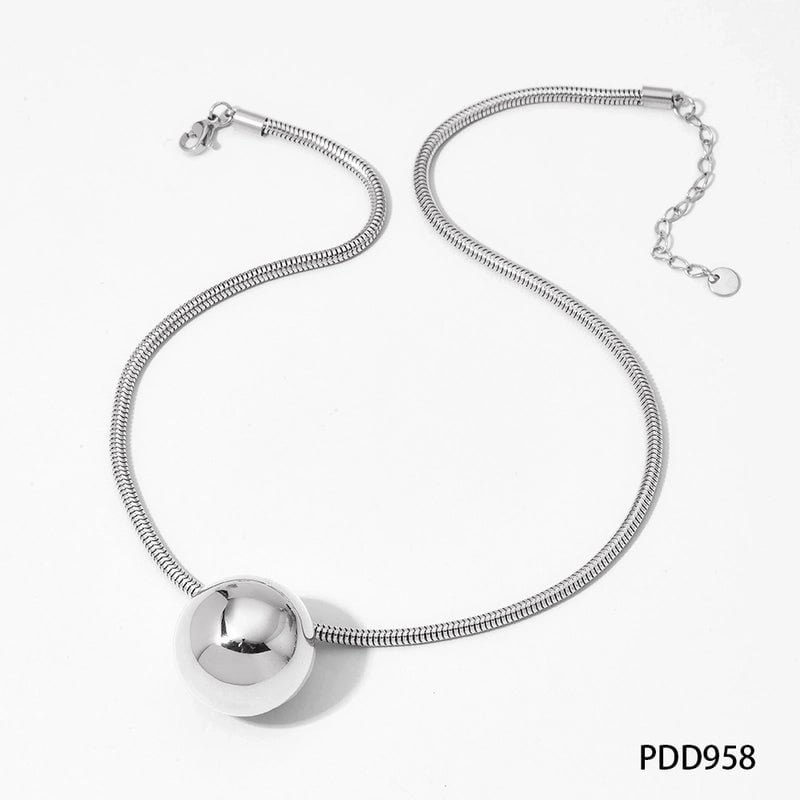 304 Stainless Steel 16K Gold Plated White Gold Plated Gold Plated Casual Minimalist Plating Heart Shape Pendant Necklace