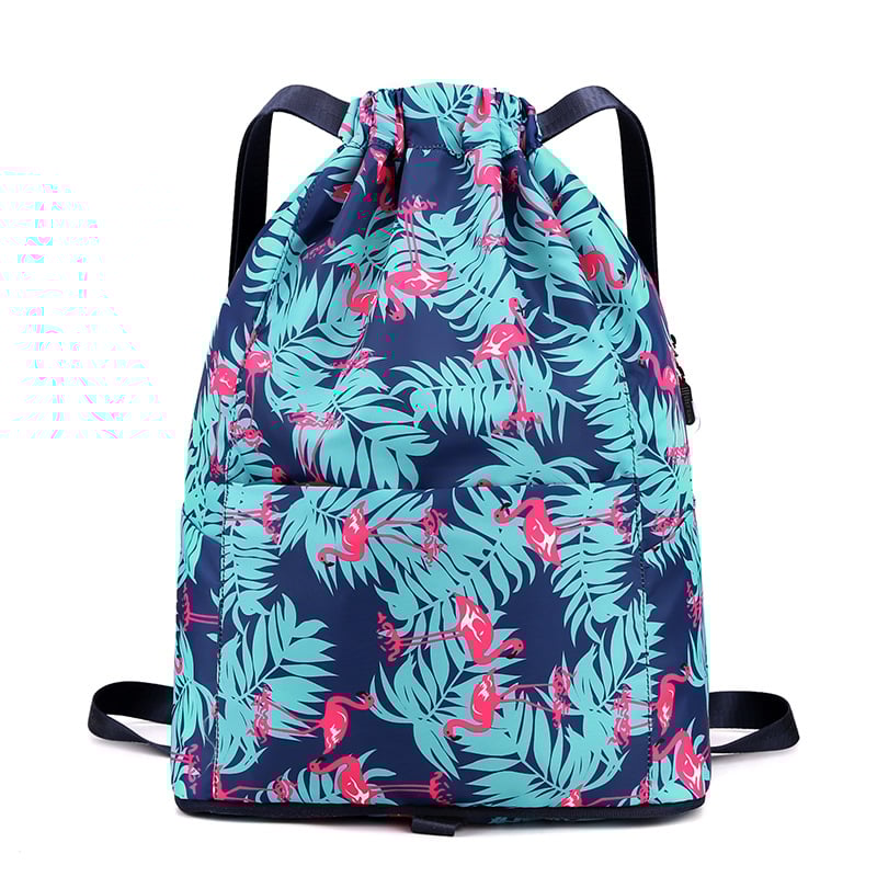 Drawstring Foldable Large Capacity Dry-wet Separation Travel Sports Backpack