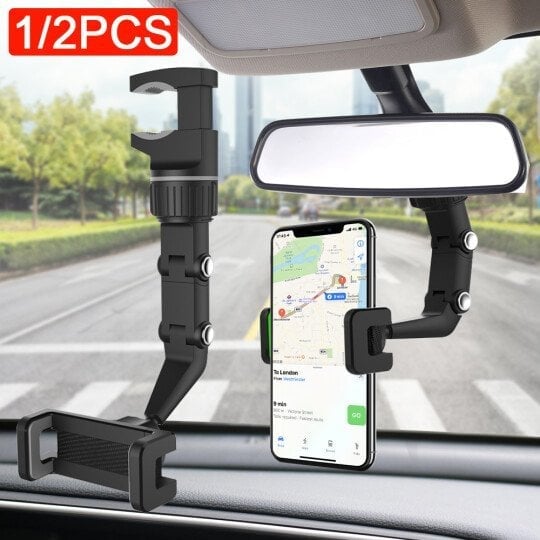 💖2022 Mother's Day Promotion- 40% OFF🌹Multifunctional Rearview Mirror Phone Holder