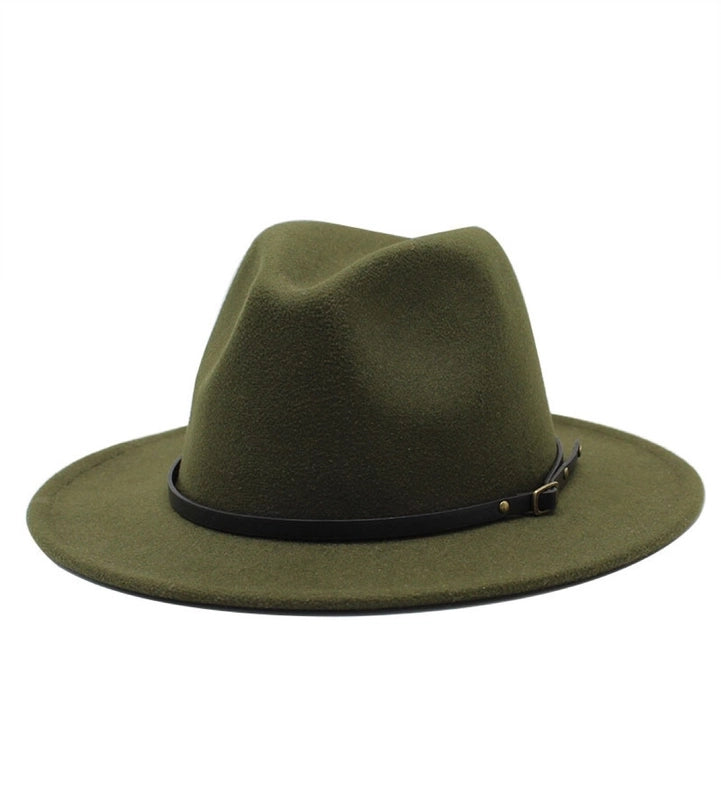 Designed Explosions Jazz Hat Autumn And Winter British Retro Top Hat Women's Fashion Women's Woolen Hat