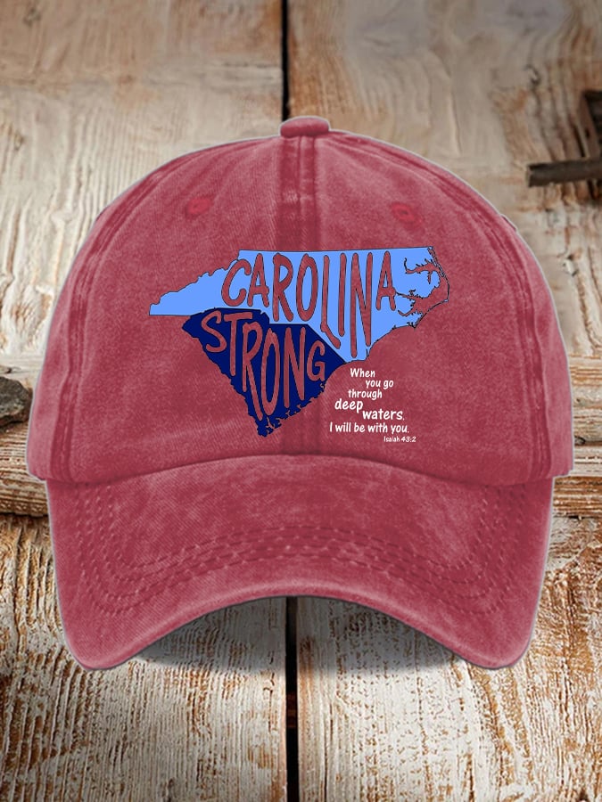 Men's and Women's Hurricane Helen Disaster Relief Washed and Distressed Hats