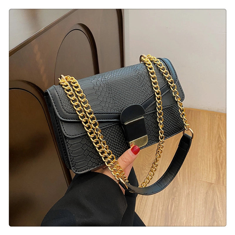 Women's Small All Seasons Pu Leather Solid Color Basic Square Flip Cover Shoulder Bag