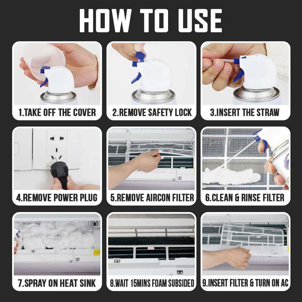 AIR CONDITIONER CLEANING SPRAY