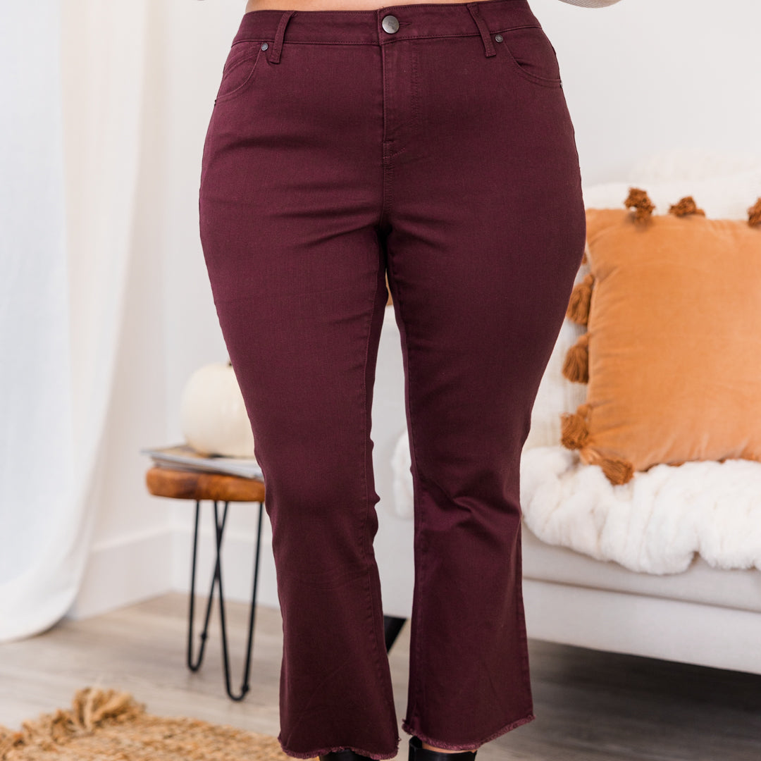 1822 Denim: Stay One Step Ahead Jeans. Rumba Red