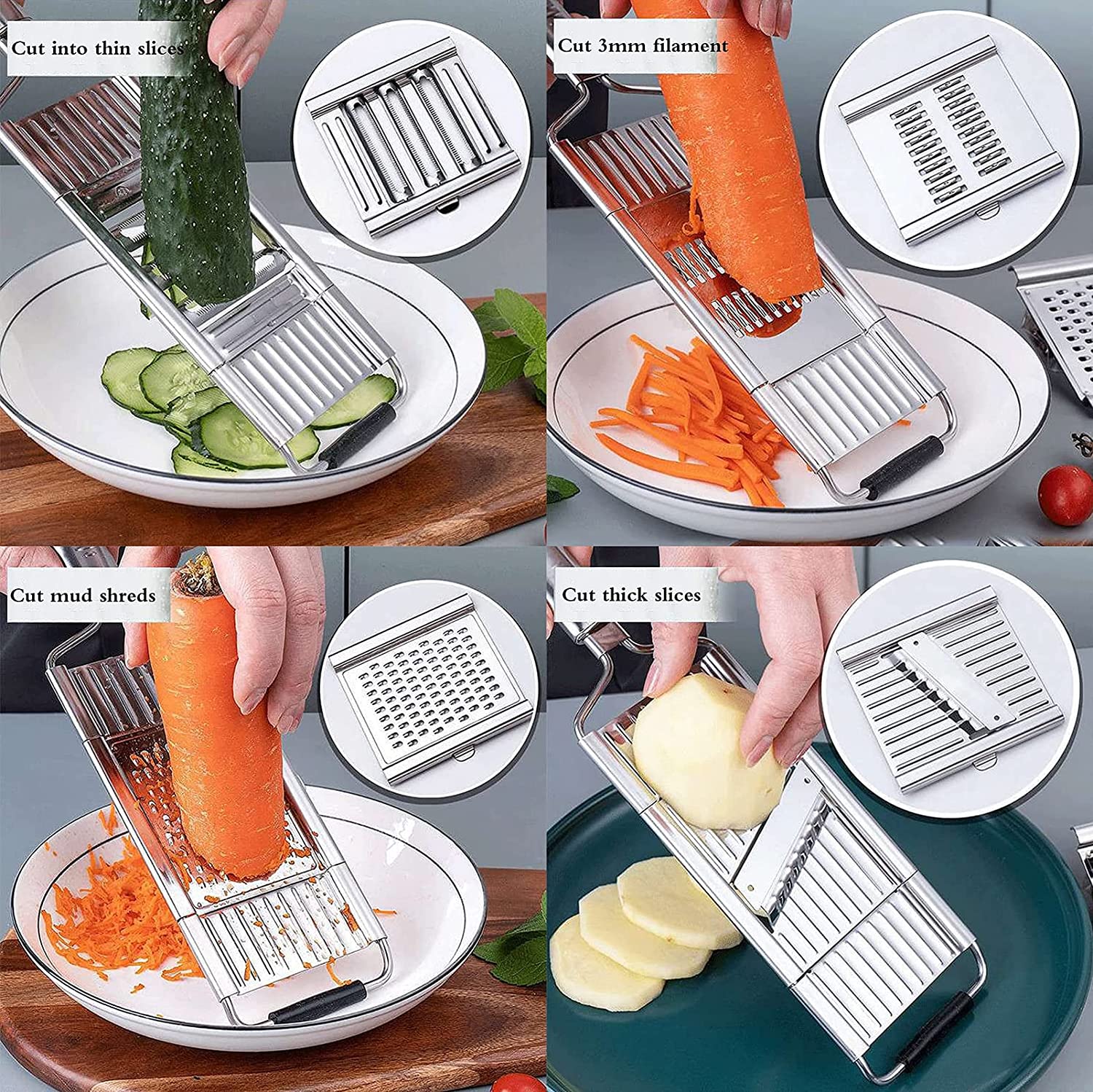 Mother's Day Sale 47% OFF💖Multi-Purpose Vegetable Slicer Cuts Set