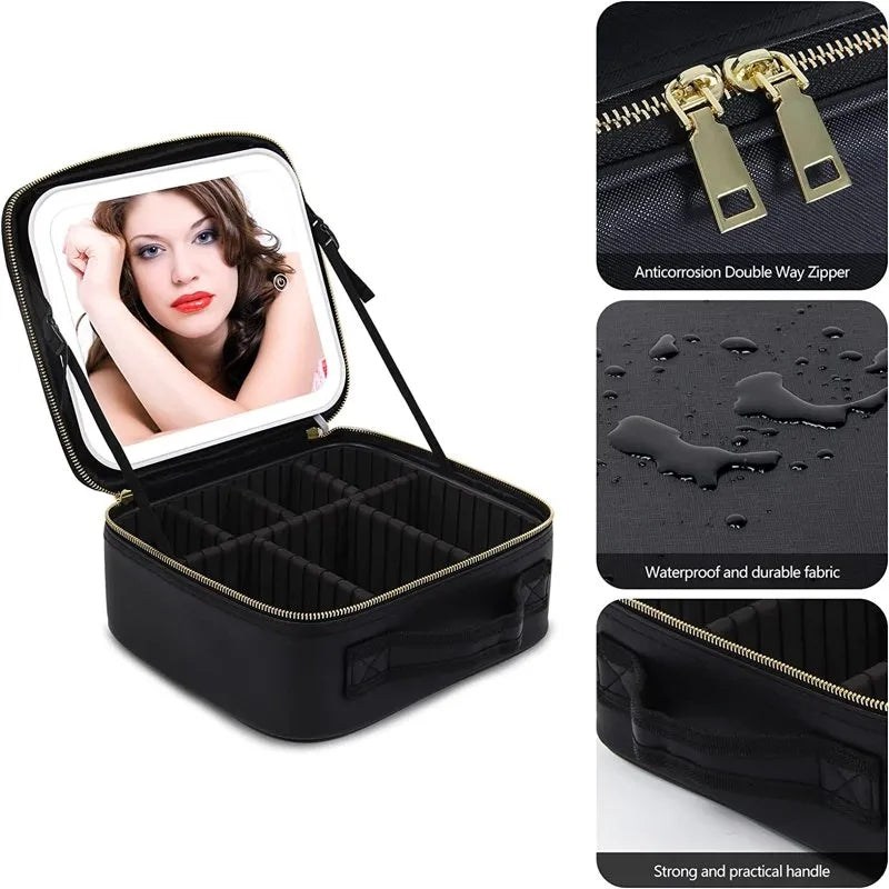 DUAL LAYER MAKEUP PARTITION BOX